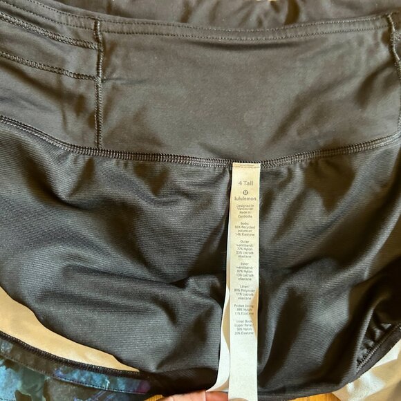 Lululemon Speed Up Lined Long Shorts 4 Inch Size 4 Tall / XS Tall - Picture 13 of 14